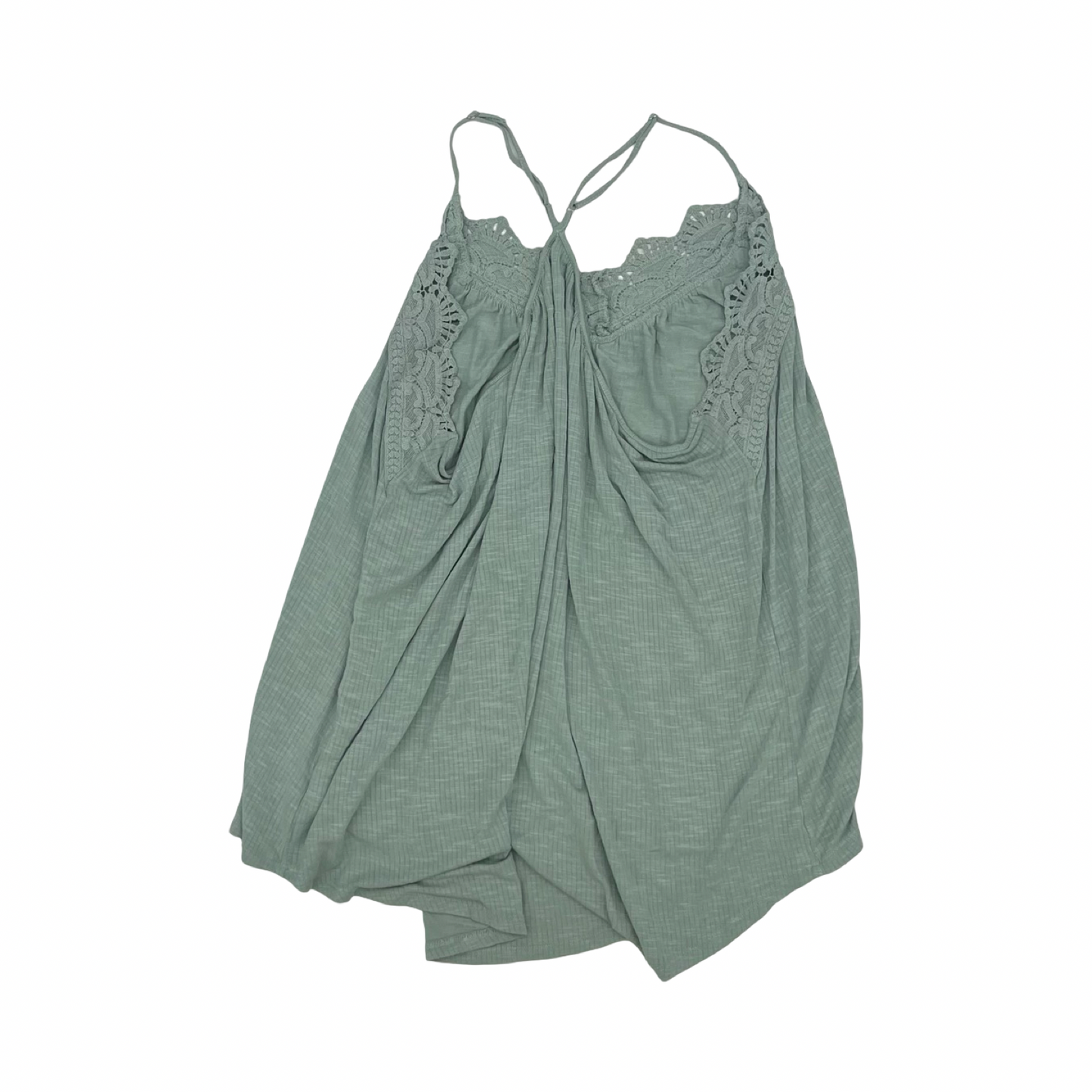 Blouse Sleeveless By Maurices In Green, Size:1X