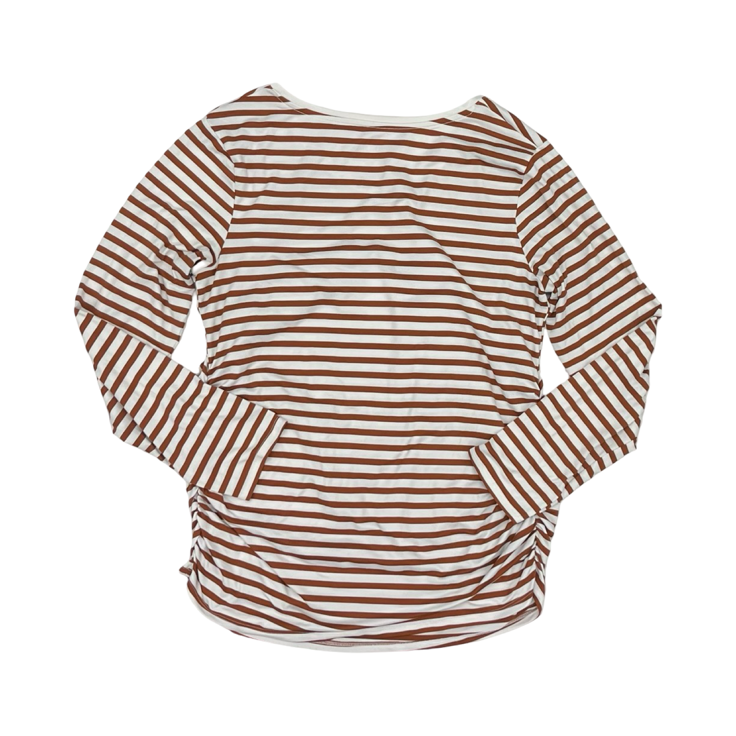Mat Top Ls By Time And Tru In Brown & White, Size:L