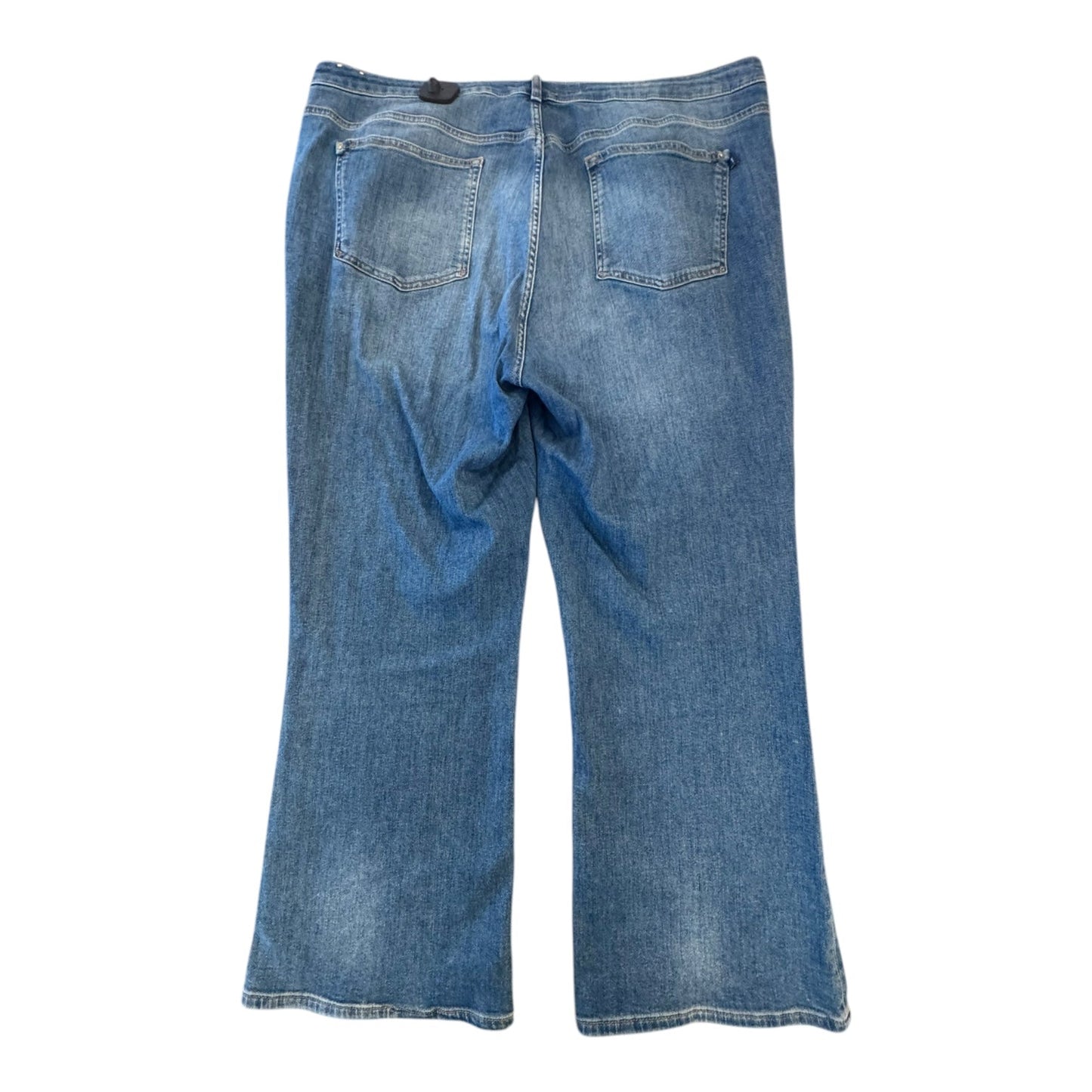 Jeans Flared By Pilcro In Blue Denim, Size:24