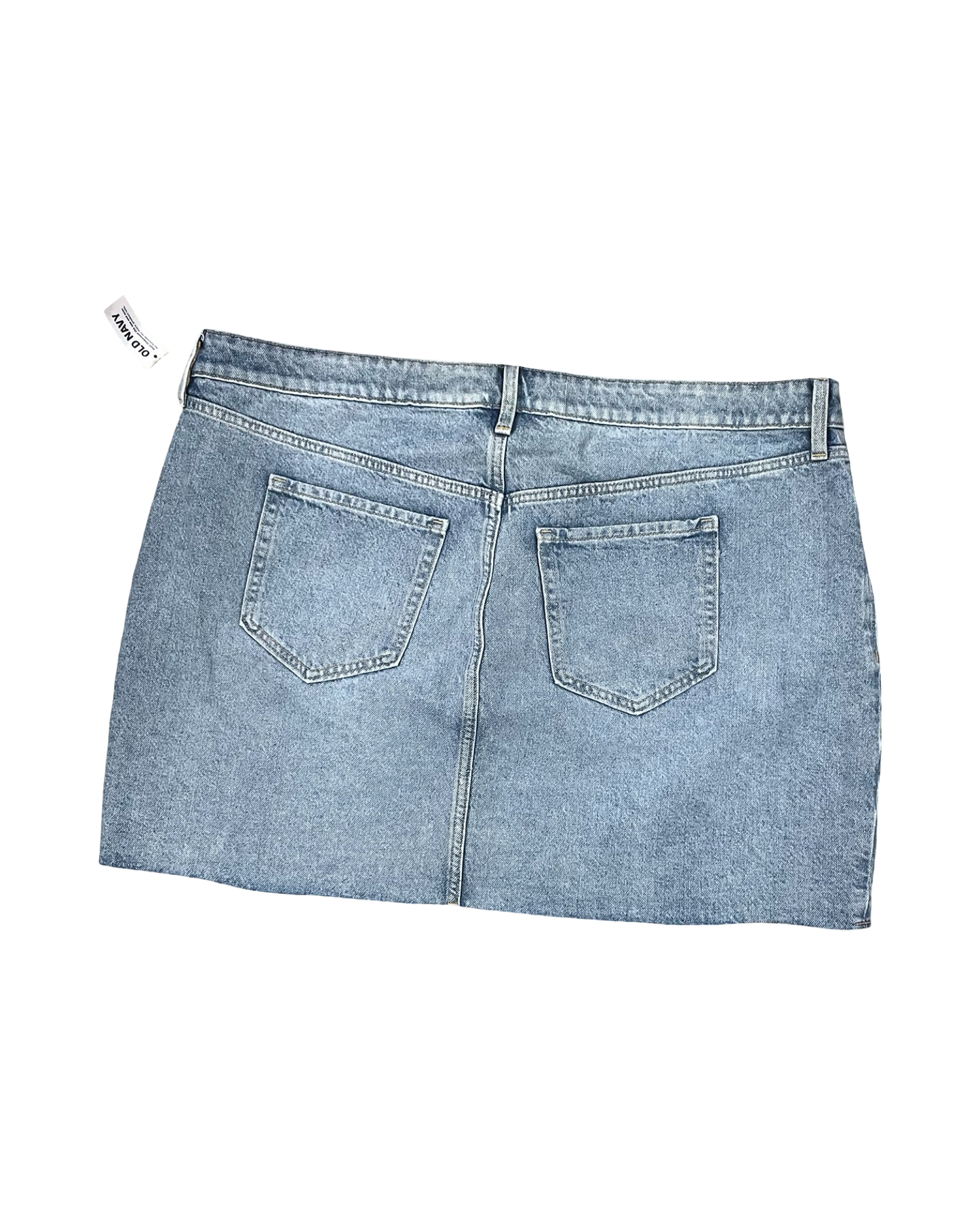 Skirt Mini & Short By Old Navy In Blue Denim, Size:3X