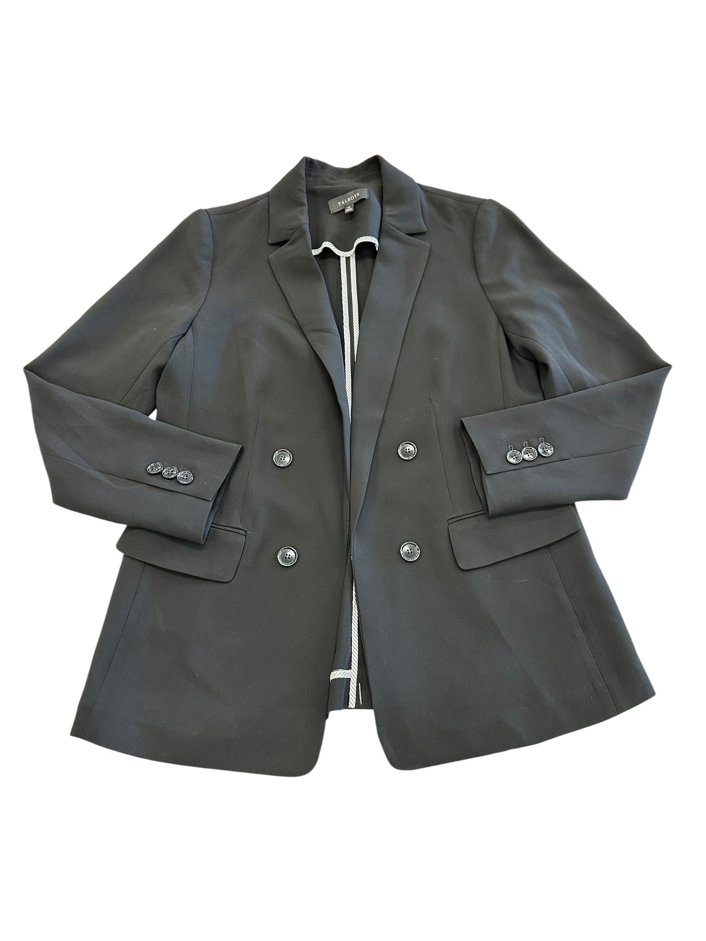 Blazer By Talbots In Black, Size:10