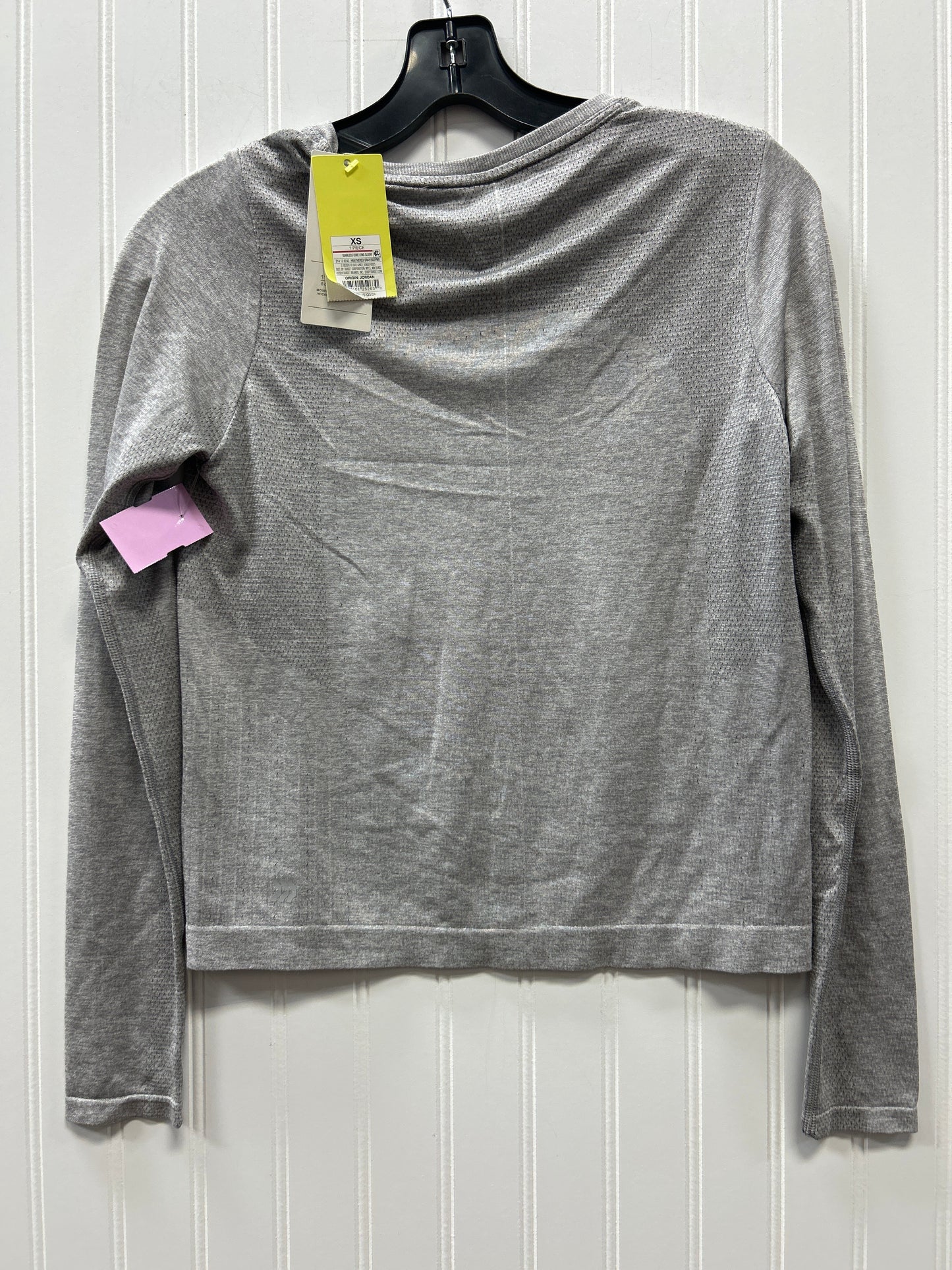 Athletic Top Ls Crewneck By All In Motion In Grey, Size:Xs NWT