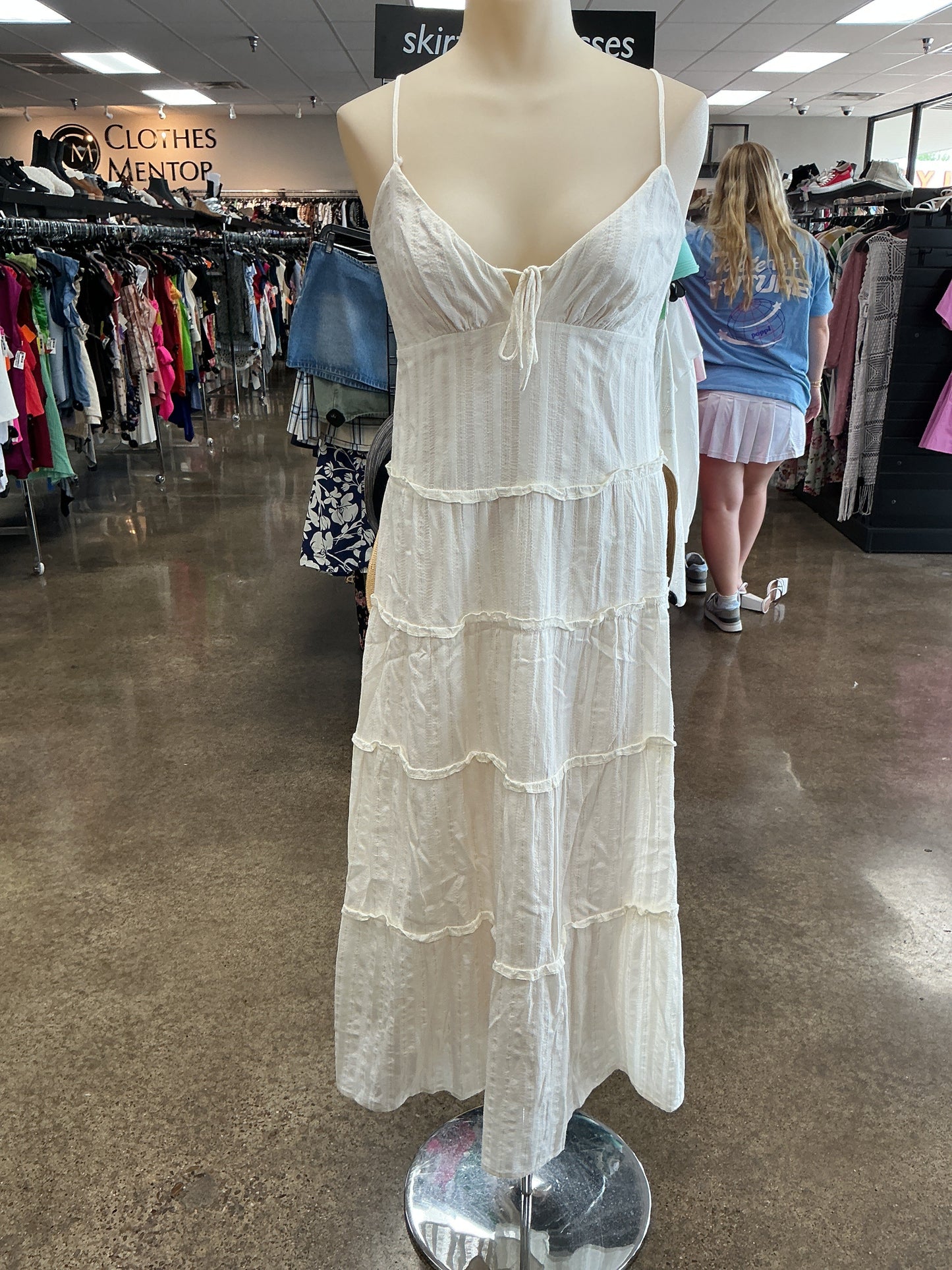 Dress Casual Maxi By Heartloom In Cream, Size:Xs