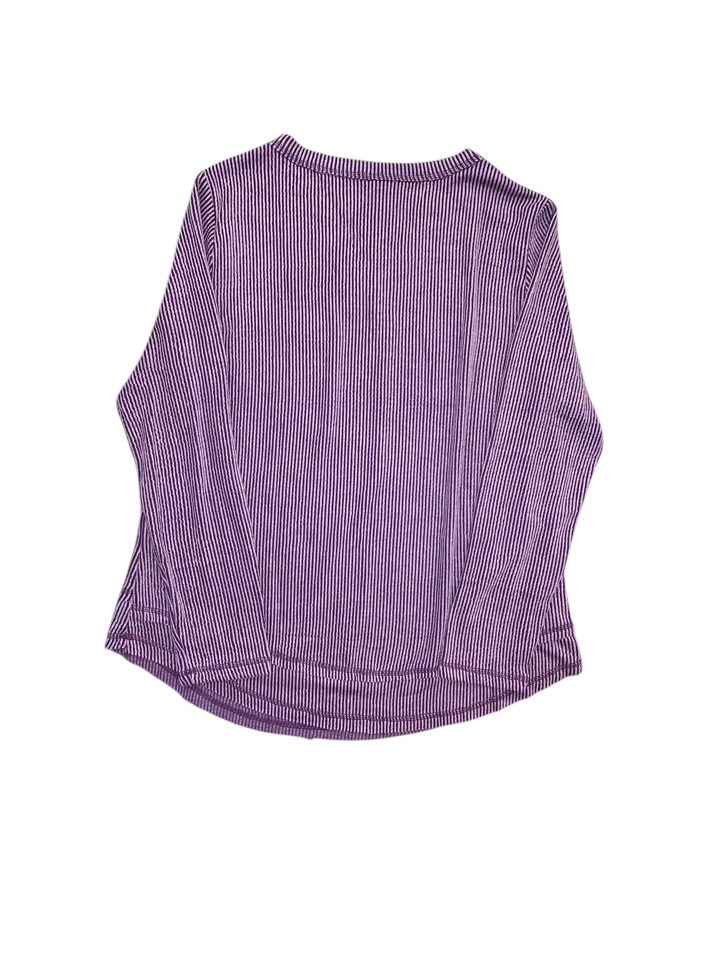 Top Ls By Clothes Mentor In Purple, Size:L