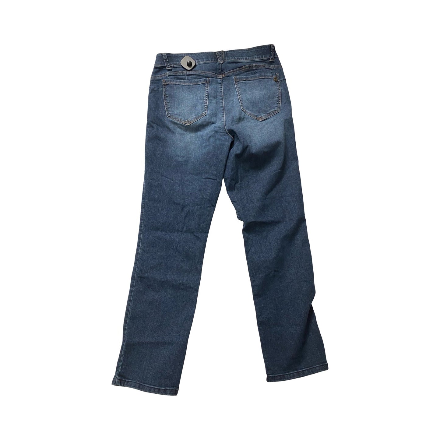 Jeans Straight By Democracy In Blue Denim, Size:12