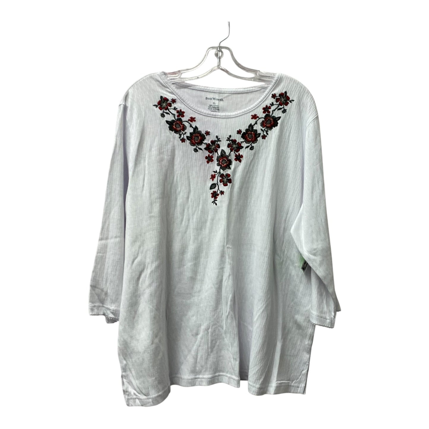 Top Ls By Born Worth In White, Size:Xl