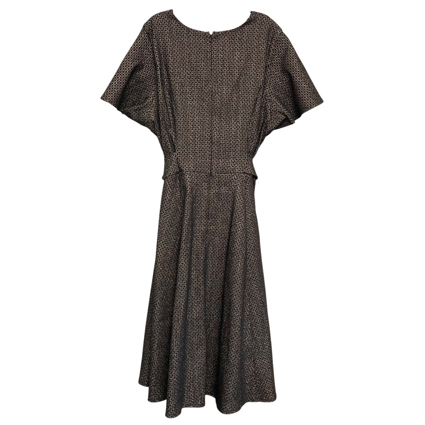 Dress Party Short By Lane Bryant In Black & Gold, Size:3