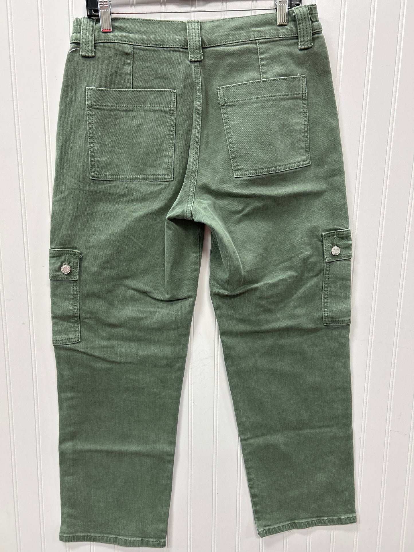 Jeans Straight By Vervet In Green Denim, Size:8