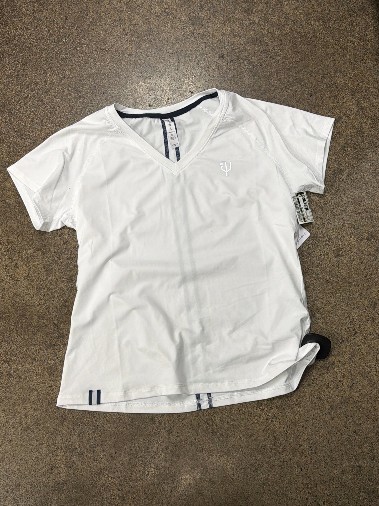 Athletic Top Ss By J.Pritchard In White, Size:S