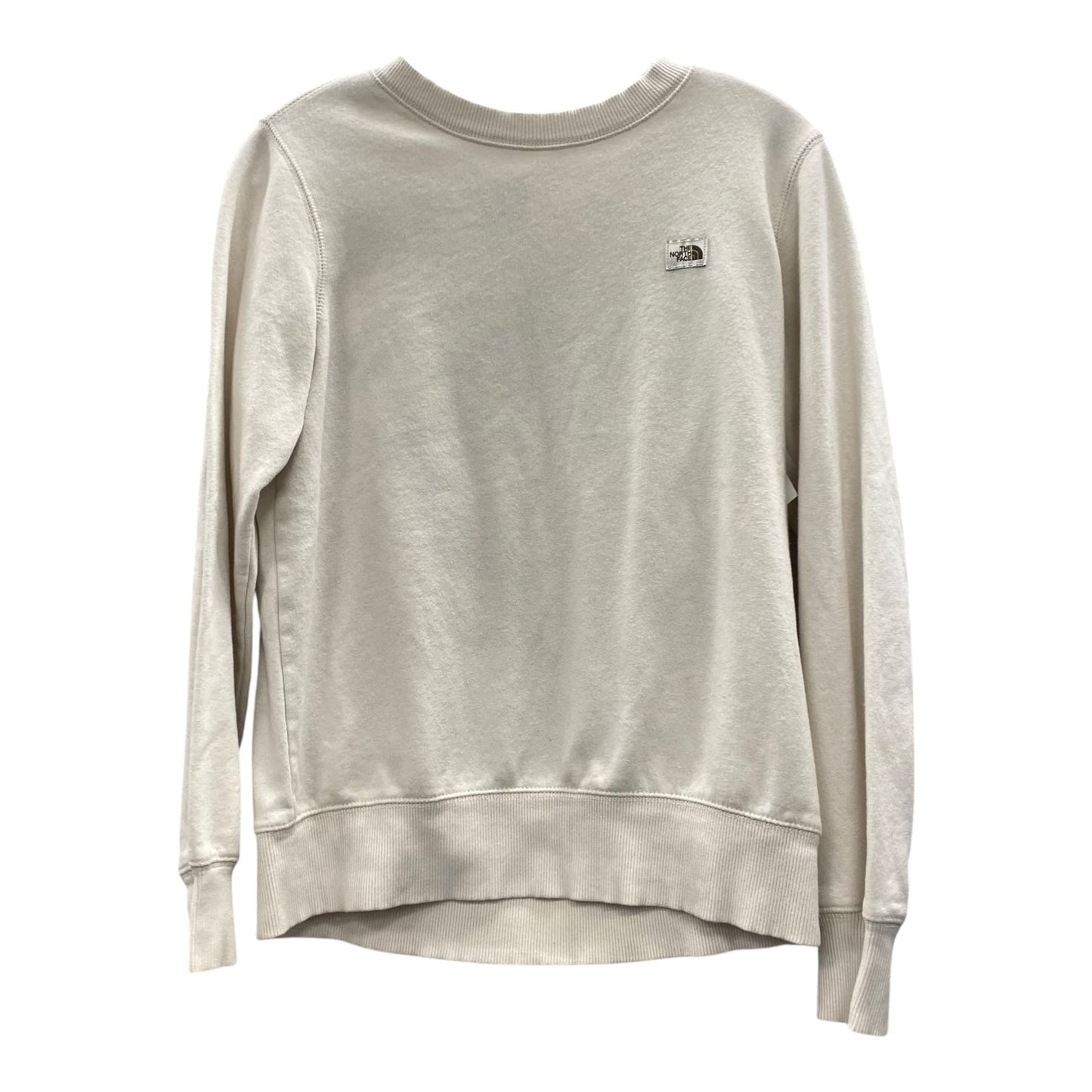 Athletic Sweatshirt Crewneck By The North Face In Cream, Size:Xs
