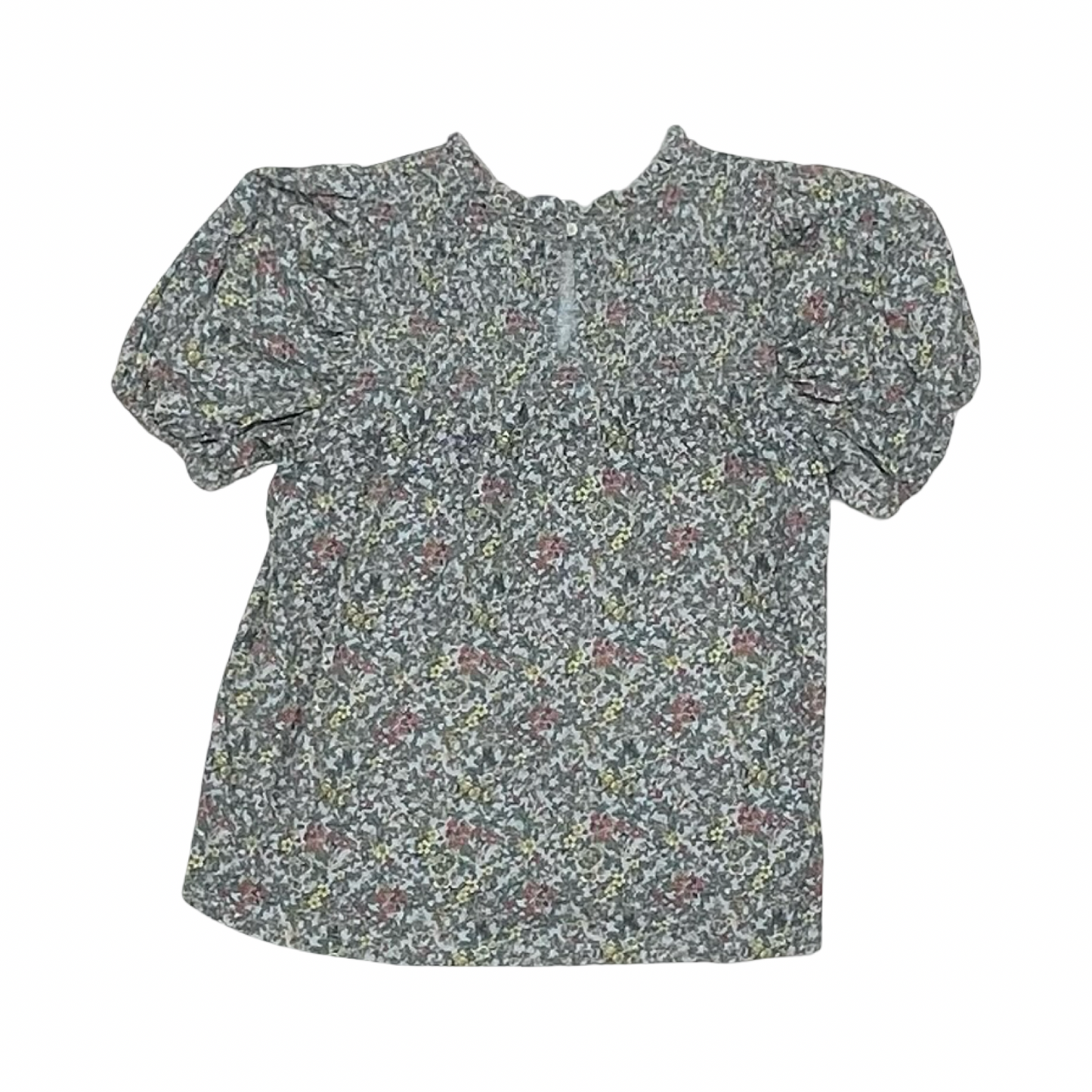 Blouse Ss By Loft In Blue, Size:S