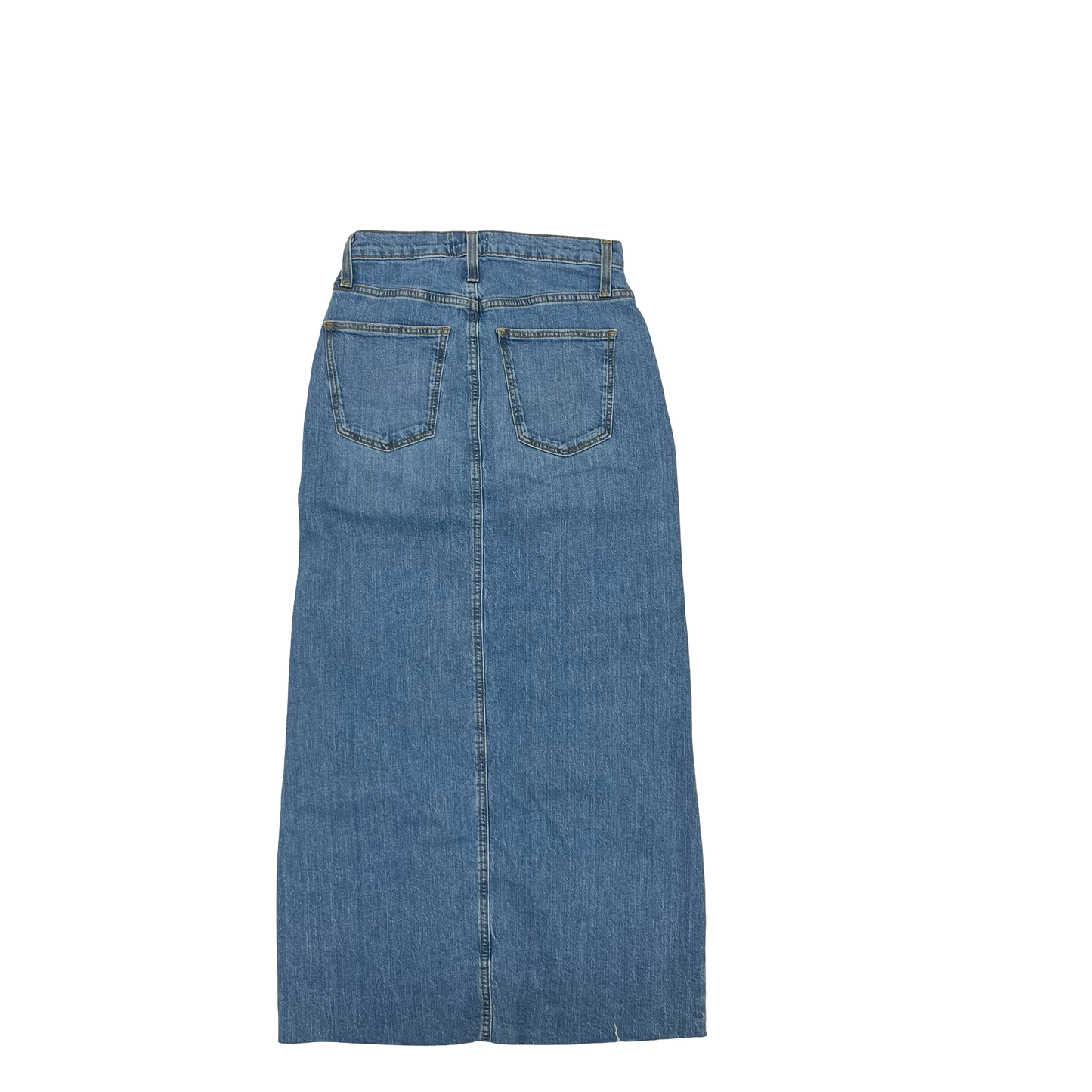 Skirt Midi By Universal Thread In Blue Denim, Size:2