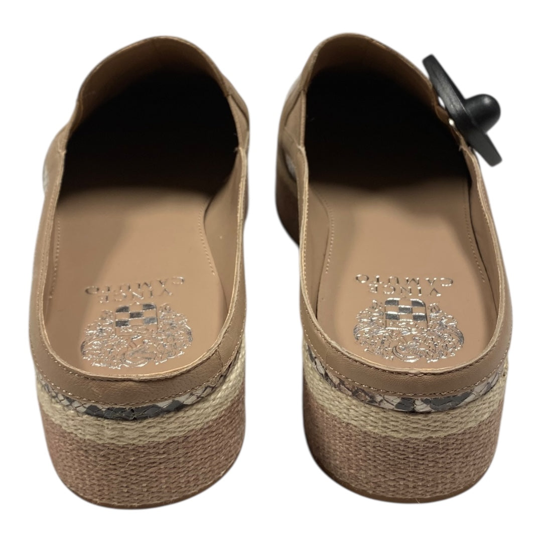 Shoes Flats By Vince Camuto In Snakeskin Print, Size:8
