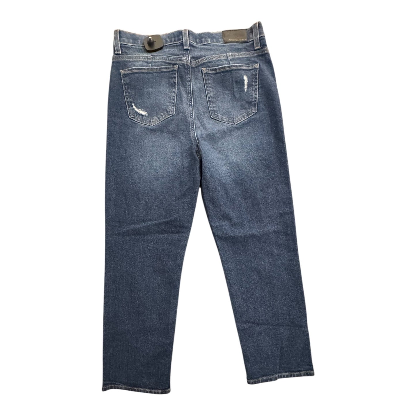 Jeans Straight By Kendall + Kylie In Blue Denim, Size:8