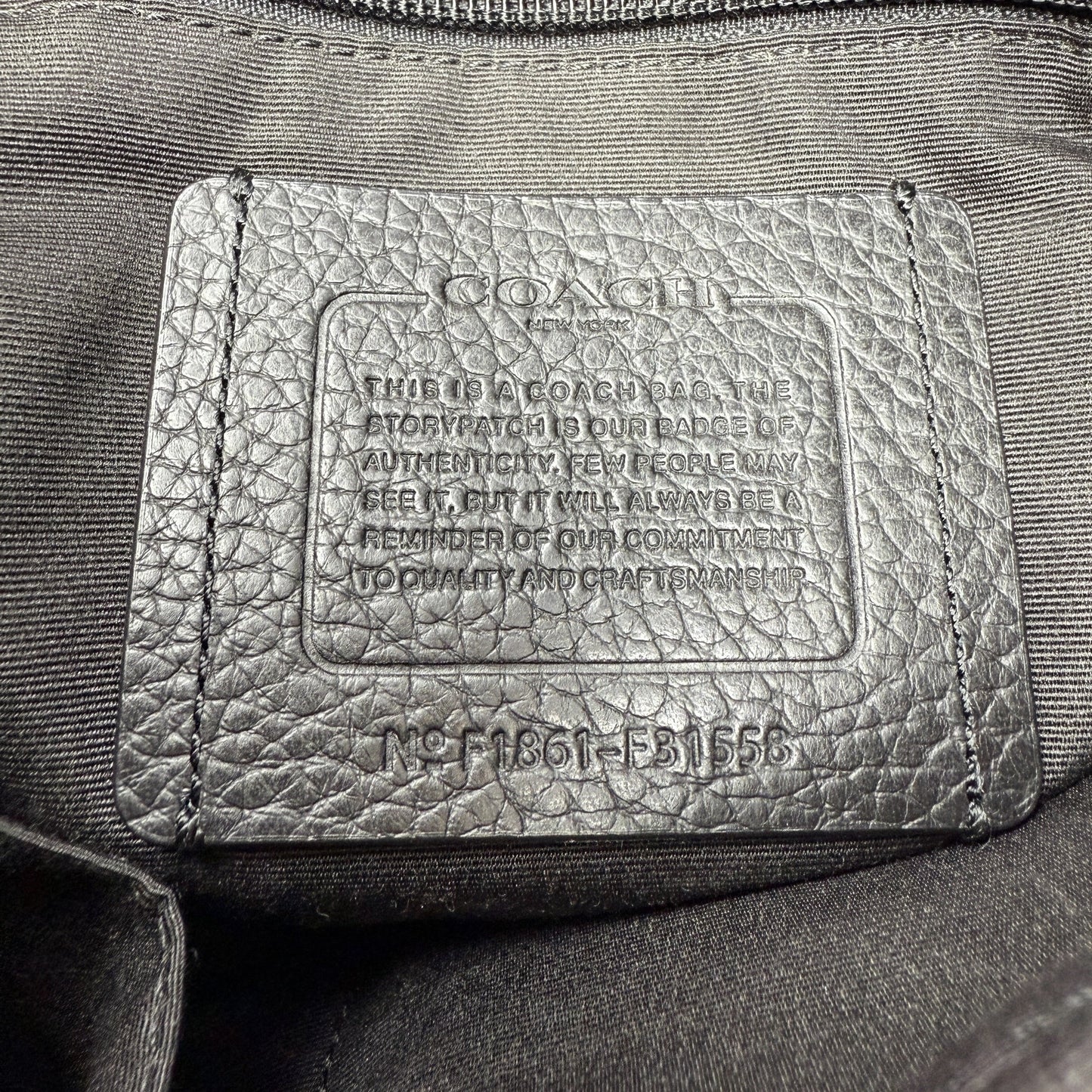 Charles Messenger Bag Designer By Coach, Size: Medium