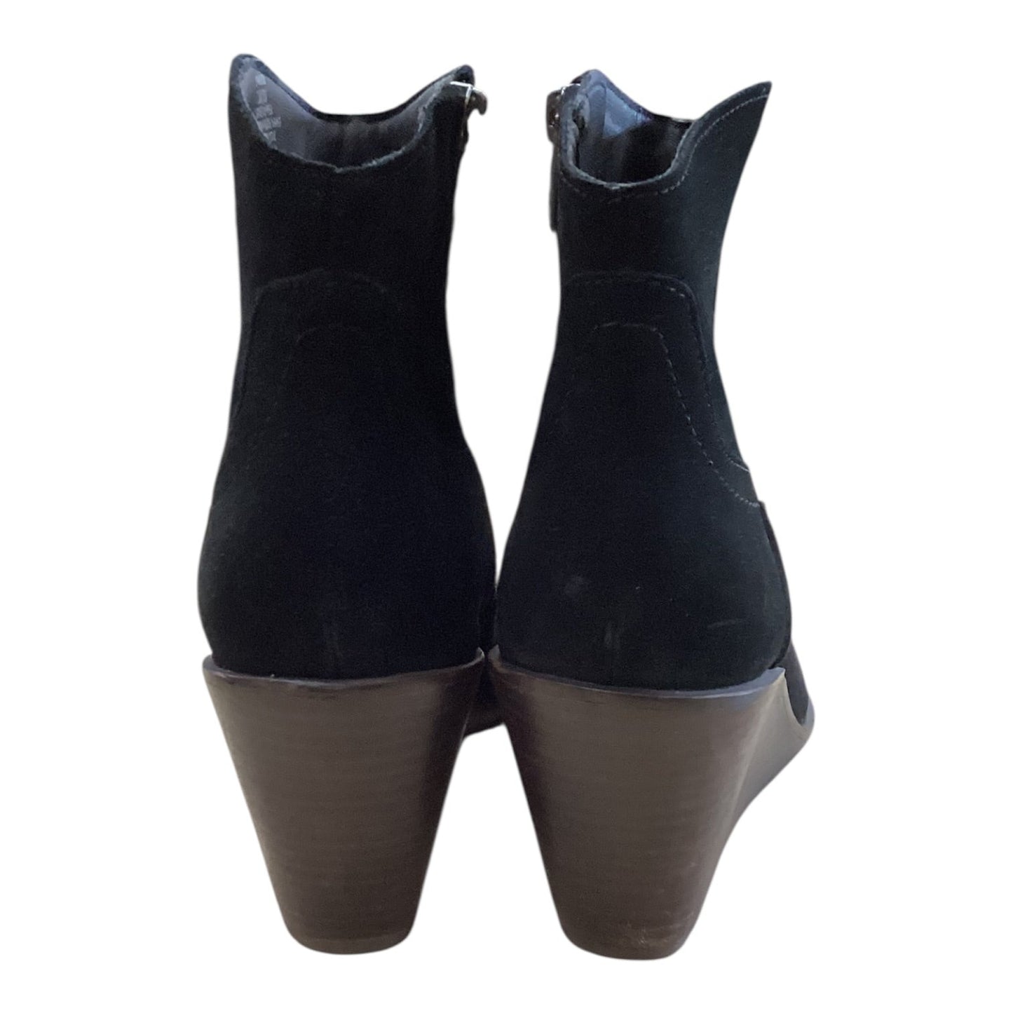 Boots Ankle Heels By Lucky Brand In Black, Size:7.5