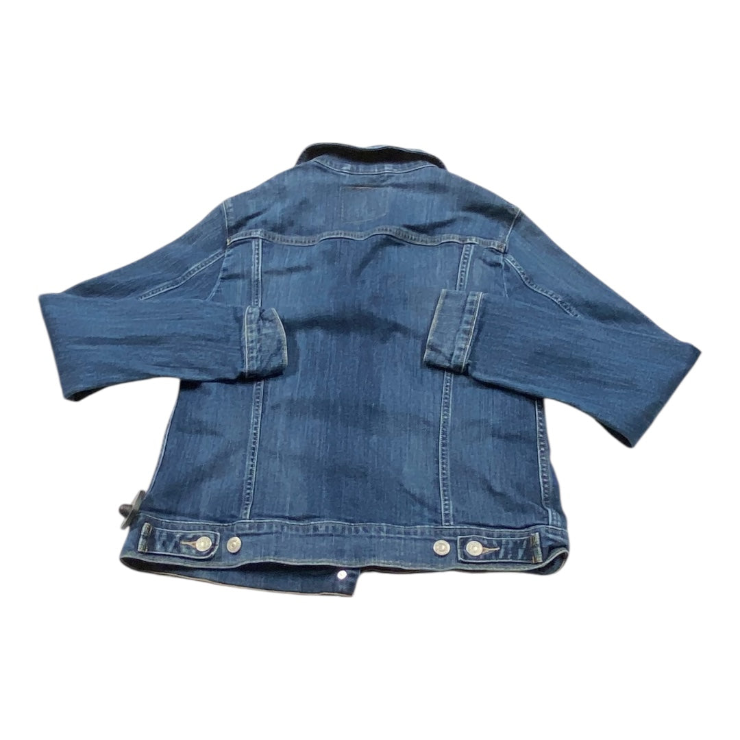 Jacket Denim By Levis In Blue Denim, Size:L