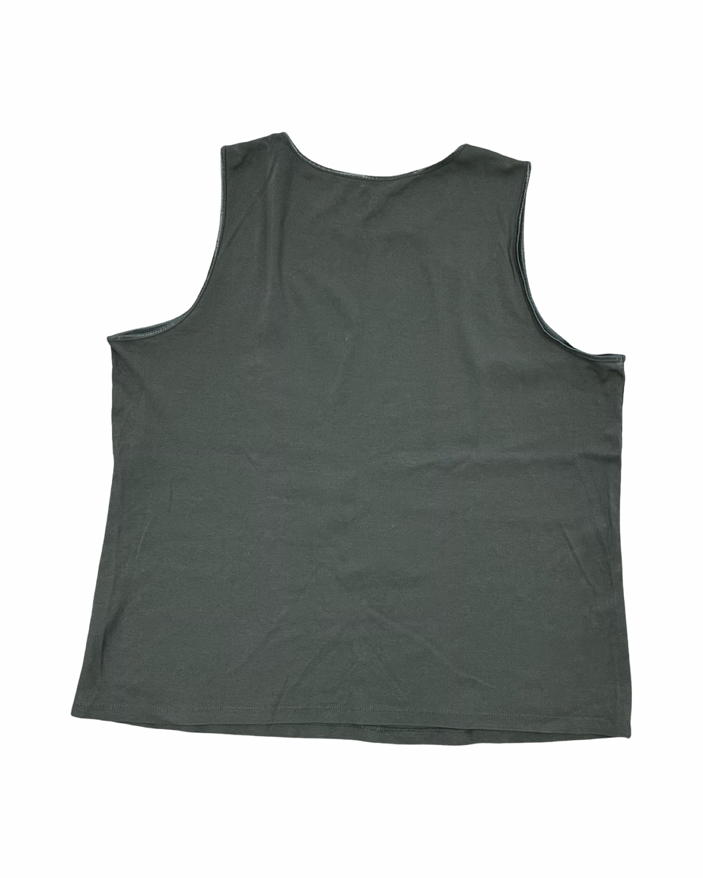 Top Sleeveless By Cj Banks In Green, Size:2X