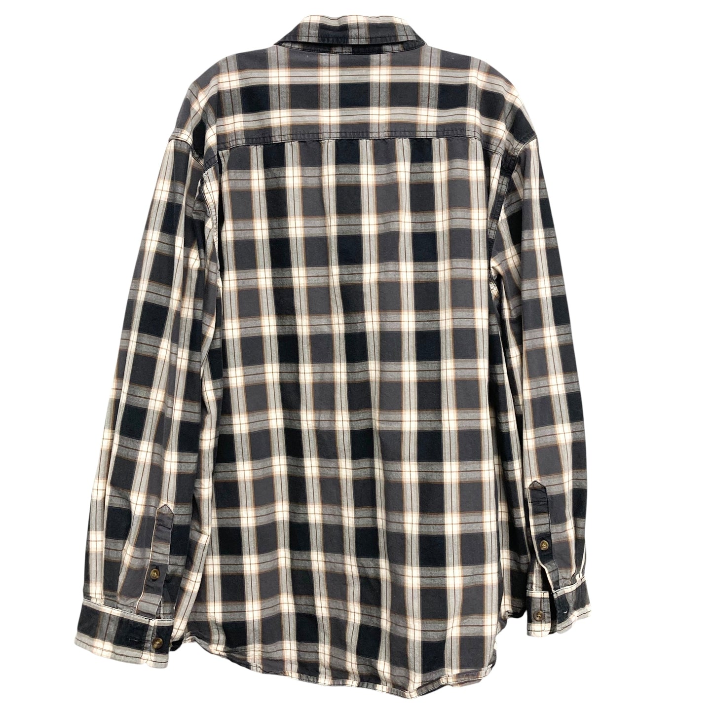 Top Ls By Carhartt In Plaid Pattern, Size:2X