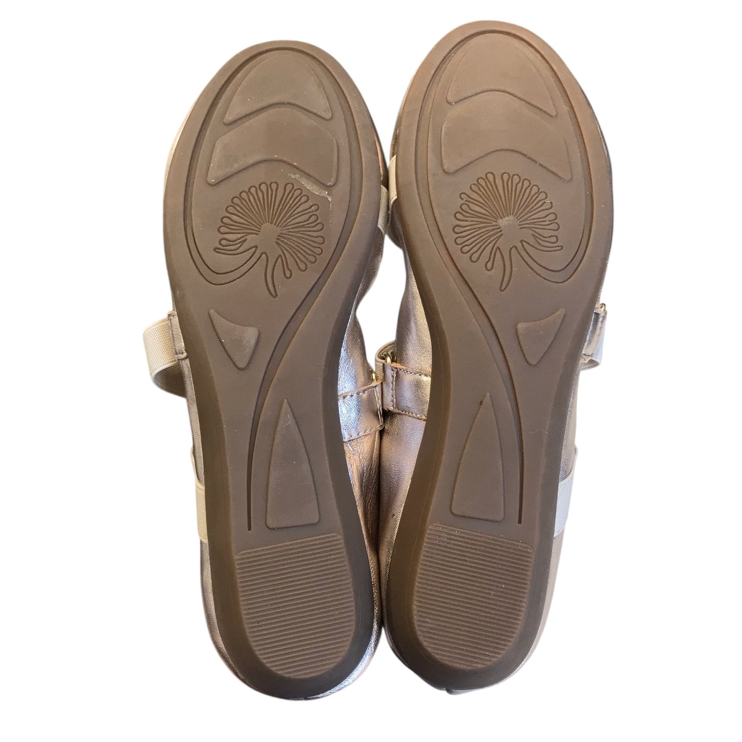 Shoes Flats By Otbt In Gold, Size:8.5