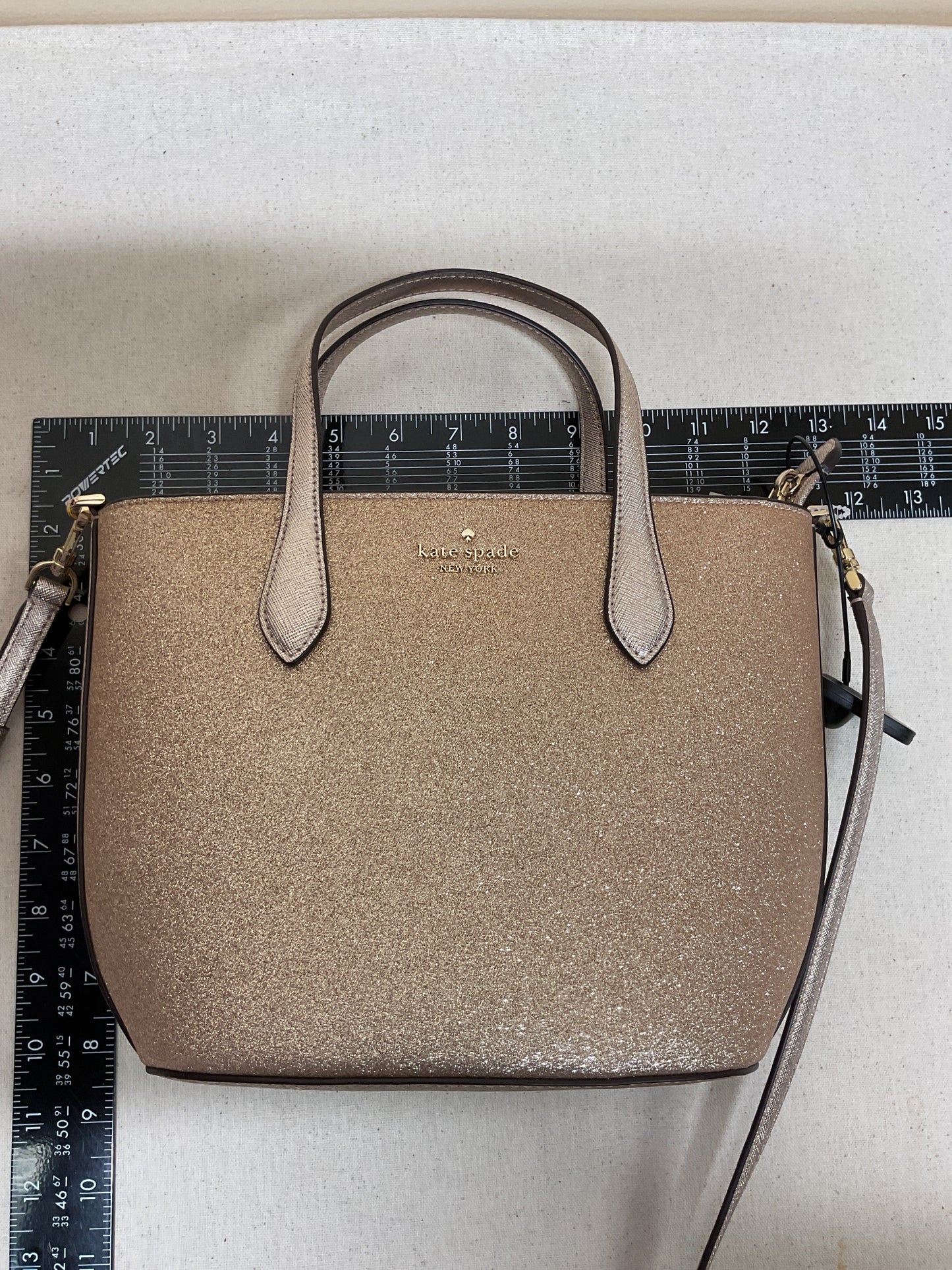 Handbag Designer By Kate Spade In Rose Gold, Size:Small