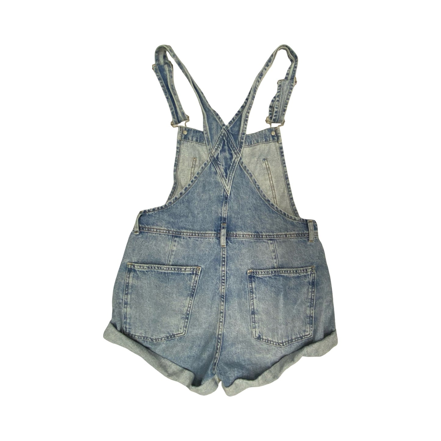 Shortalls By We The Free In Blue Denim, Size:Xs