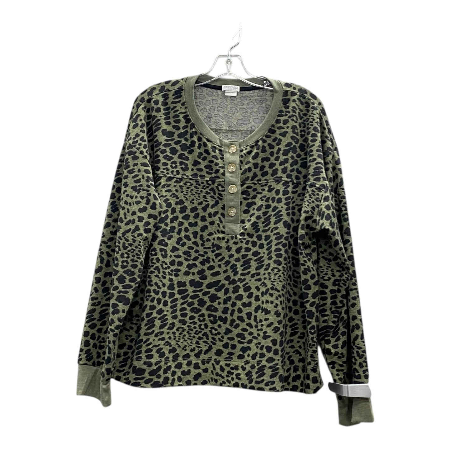Top Ls By uncover In Green, Size:L