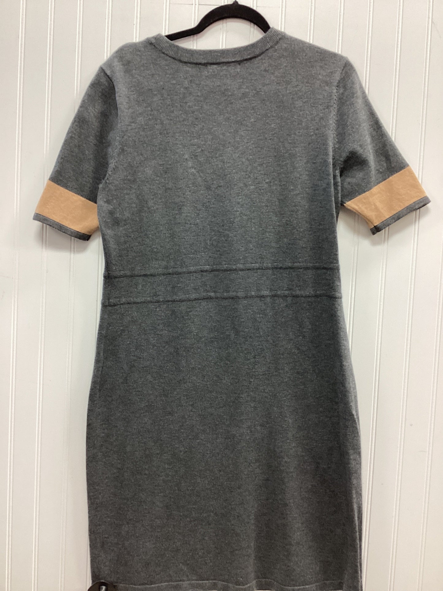 Dress Sweater By Liz Claiborne In Grey, Size:L