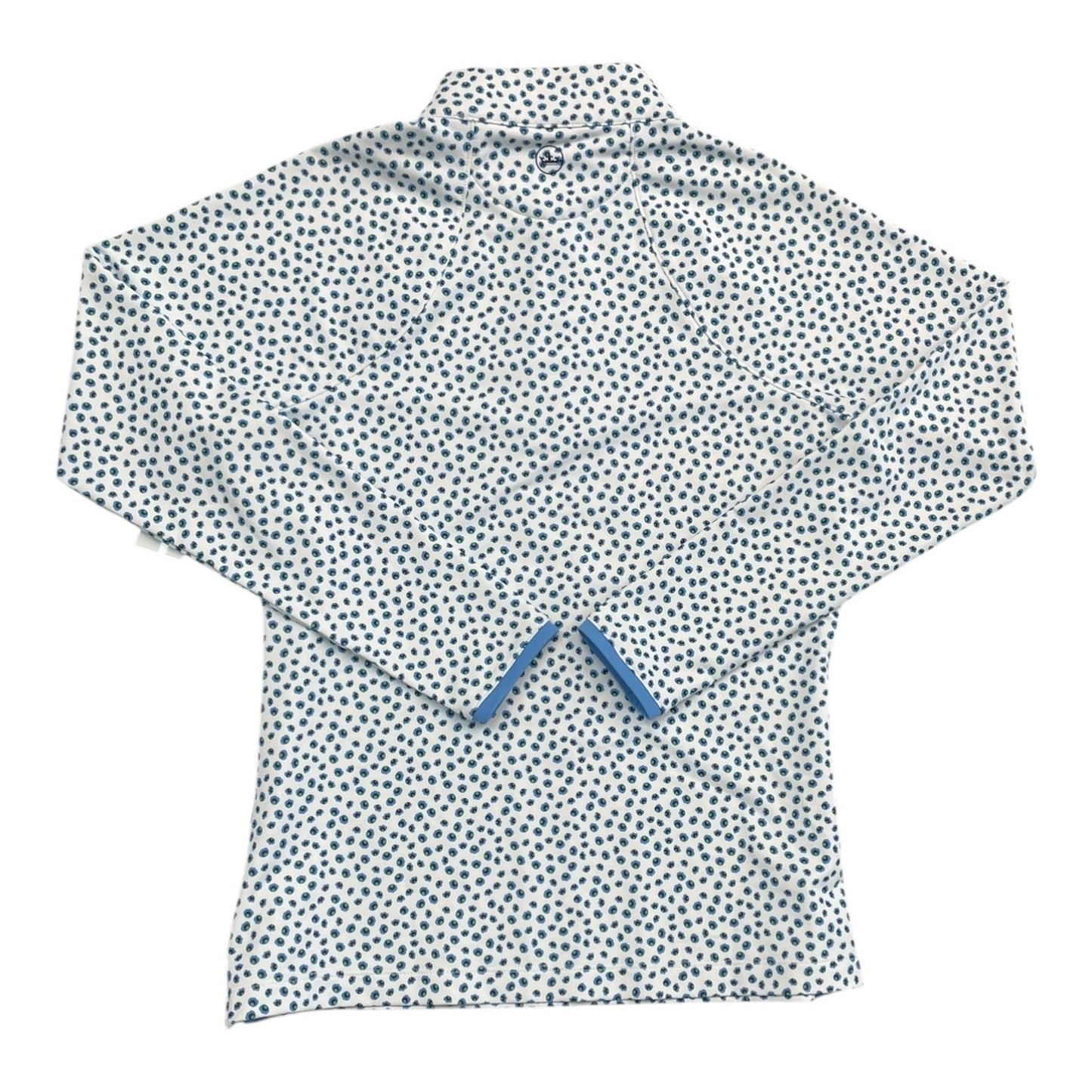 Athletic Top Ls Collar By Peter Millar In Multi, Size:S