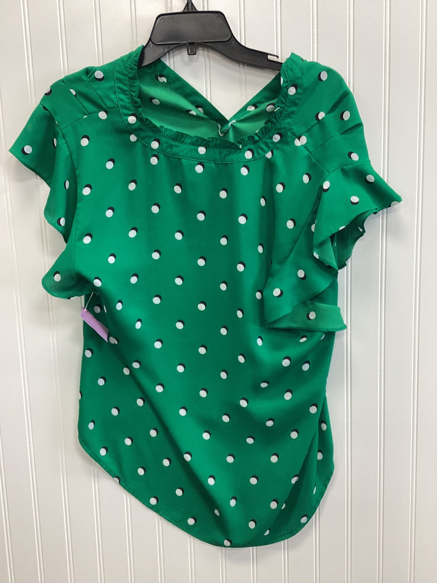 Top Sleeveless By Liz Claiborne In Green, Size:L