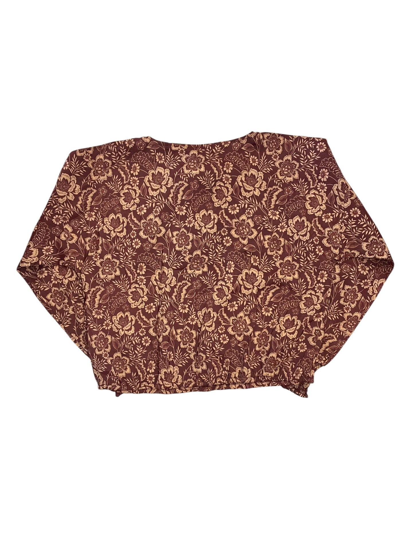 Blouse Ls By Velvet Heart In Floral Print, Size:M