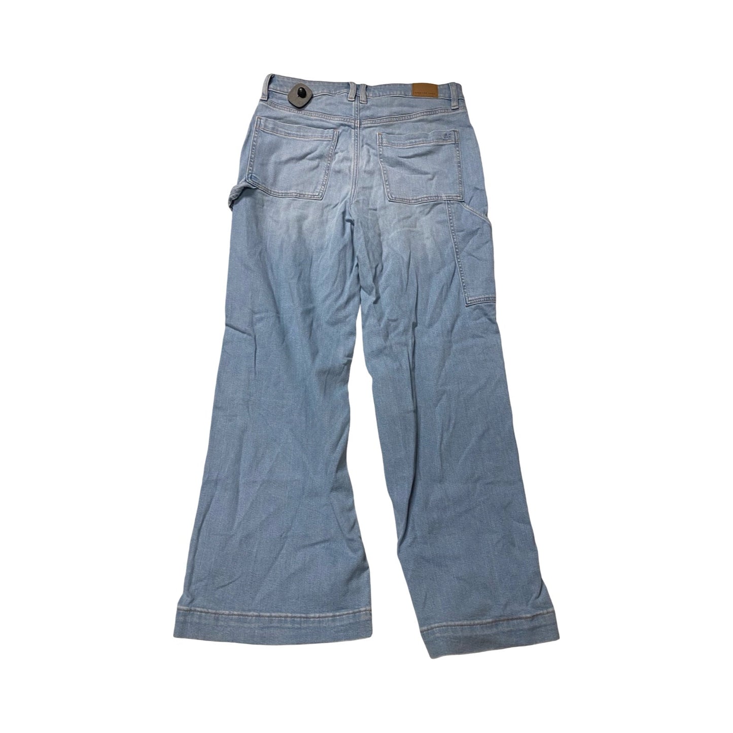 Jeans Wide Leg By American Eagle In Blue Denim, Size:8