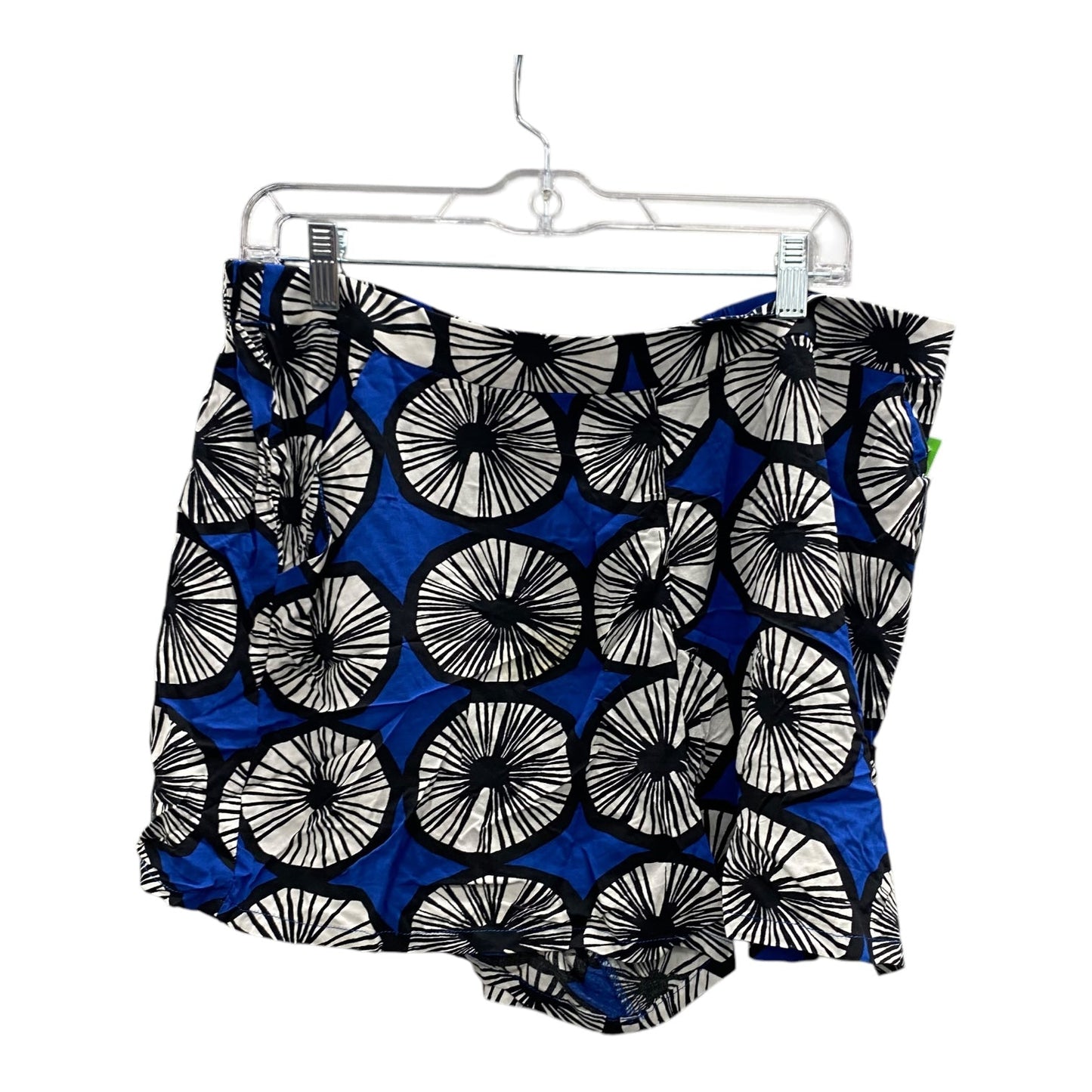 Shorts By Marimekko In Black & Blue, Size:16