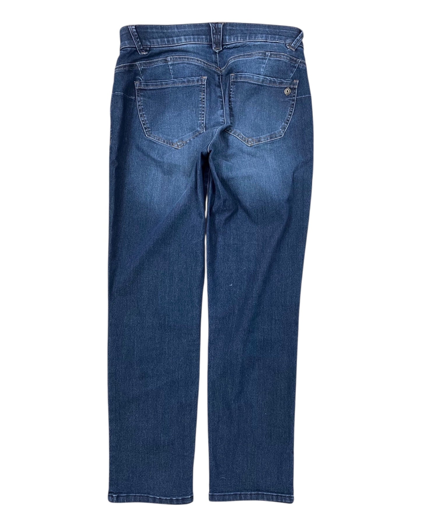 Jeans Straight By Democracy In Blue Denim, Size:6