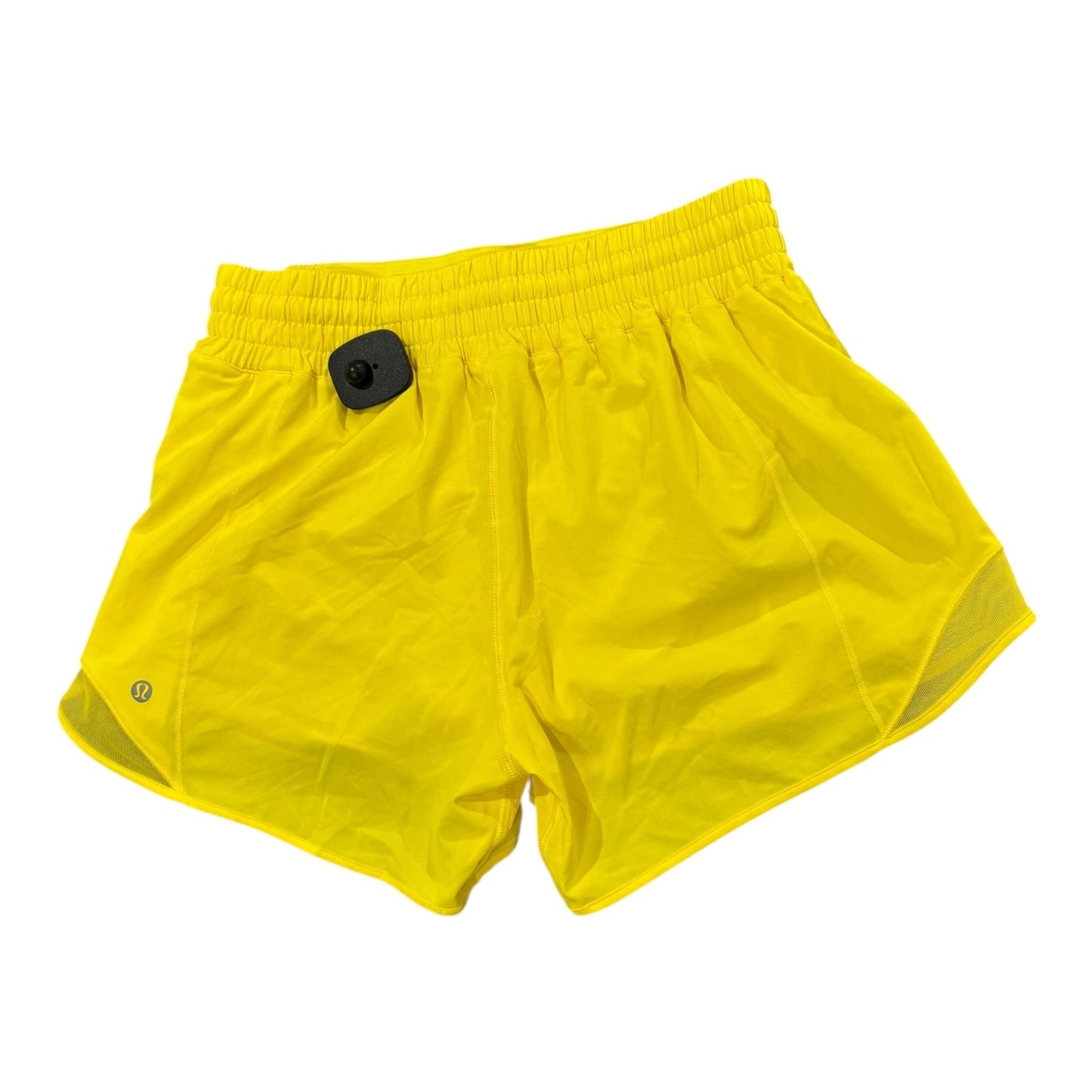 Athletic Shorts By Lululemon In Yellow, Size:8