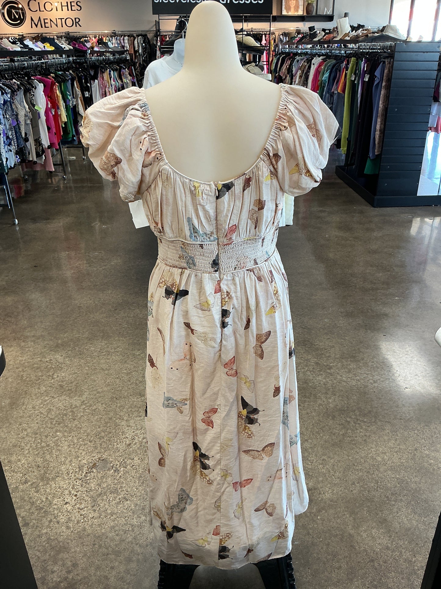 Dress Casual Maxi By Clothes Mentor In Tan, Size:L