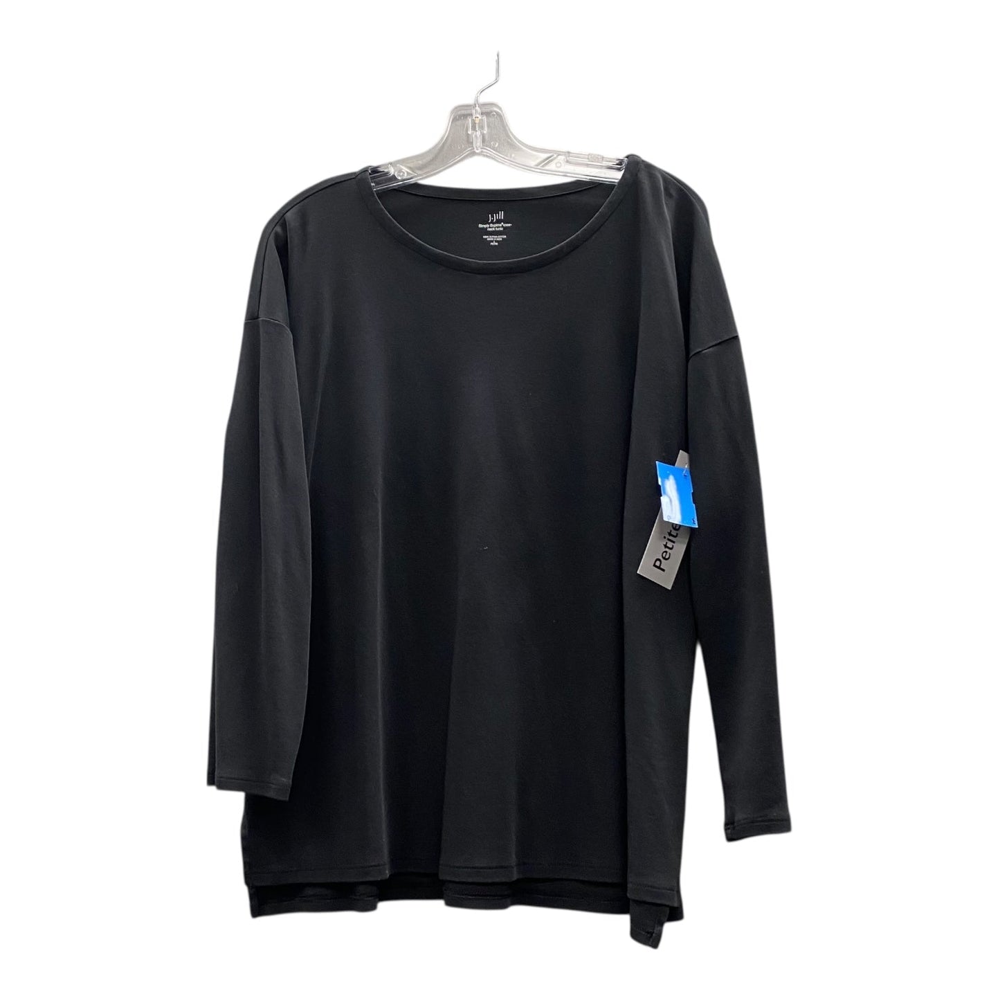 Top Ls Basic By J. Jill In Black, Size:Lp