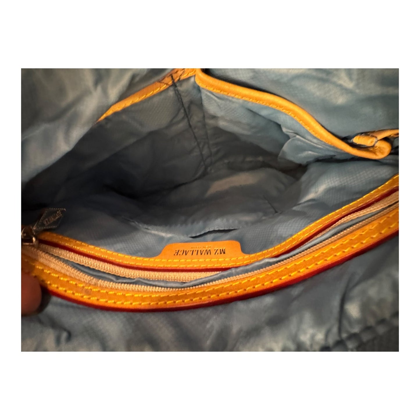 Handbag Designer By Mz Wallace In Blue, Size:Small