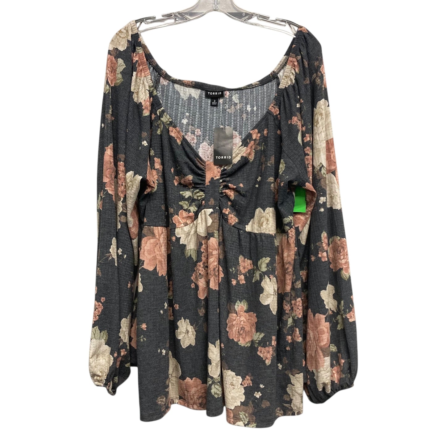 Top Ls By Torrid In Floral Print, Size:3X