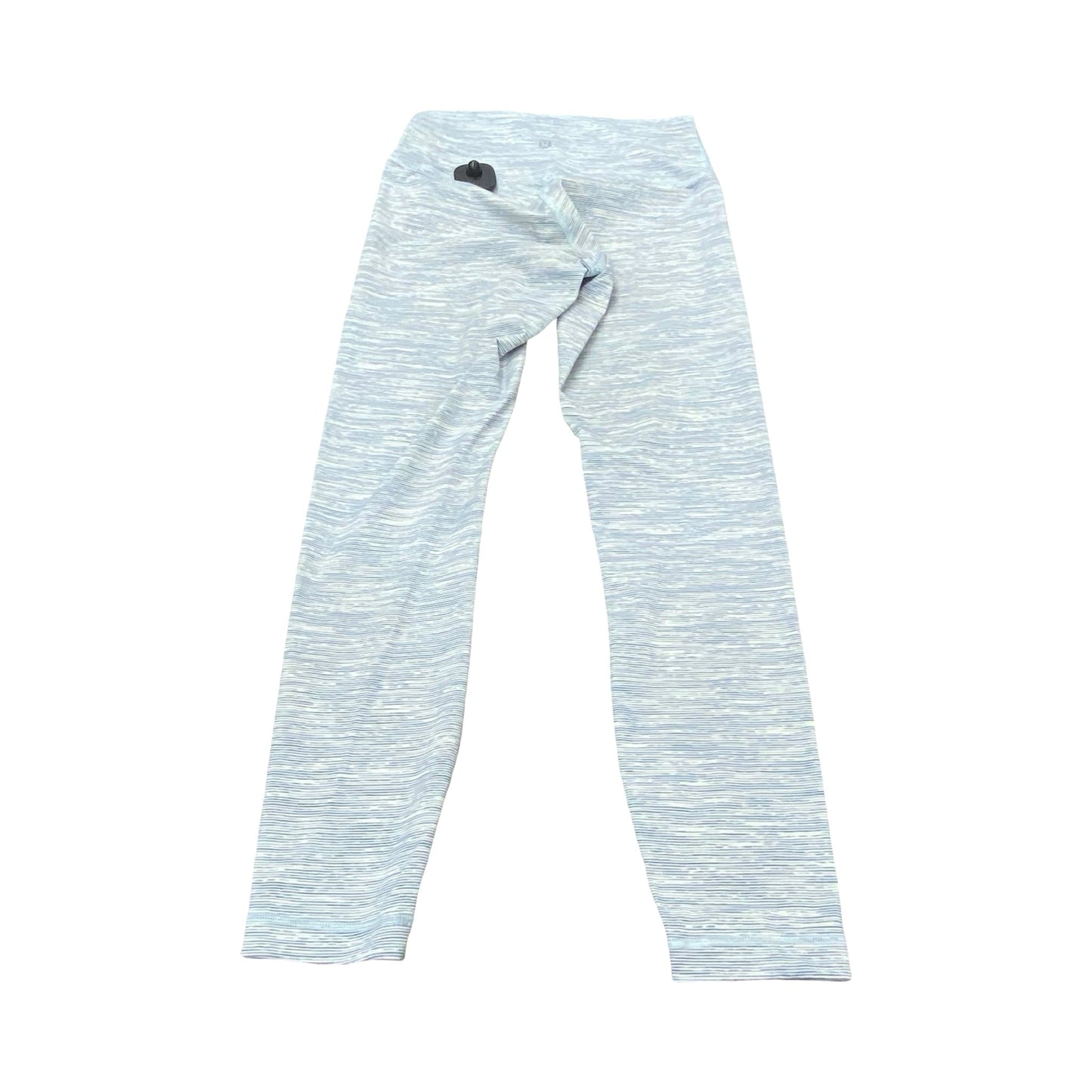 Athletic Leggings By Lululemon In Striped Pattern, Size:6
