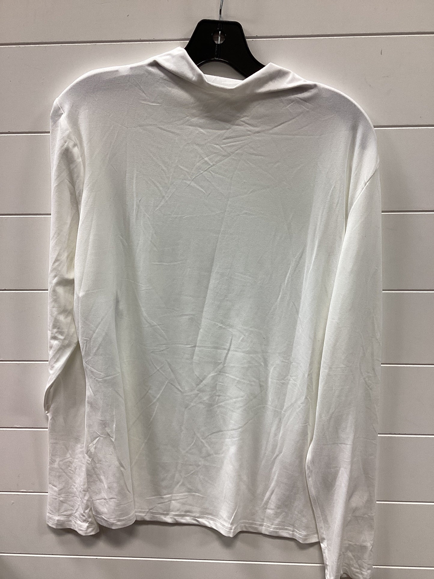 Top Ls By Ekouaer In White, Size:2X