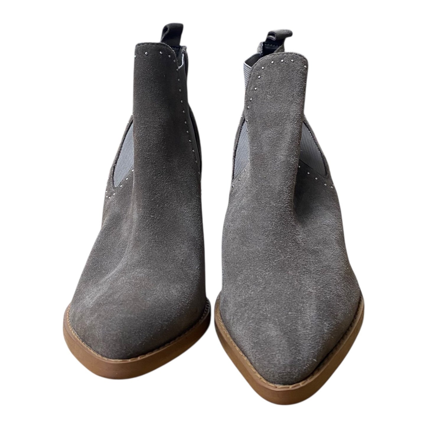 Boots Ankle Heels By Marc Fisher In Brown, Size:8.5