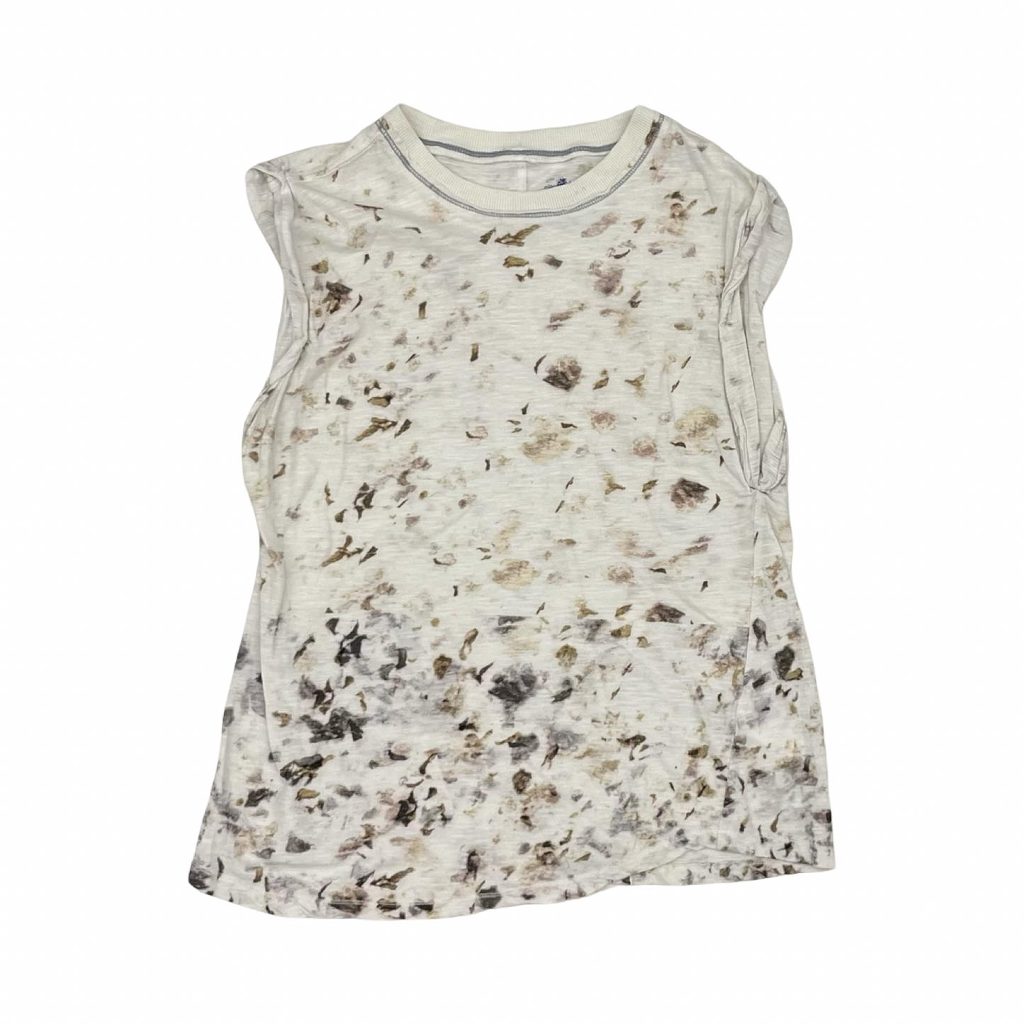 Top Ss By Pilcro In Brown & Cream, Size:M