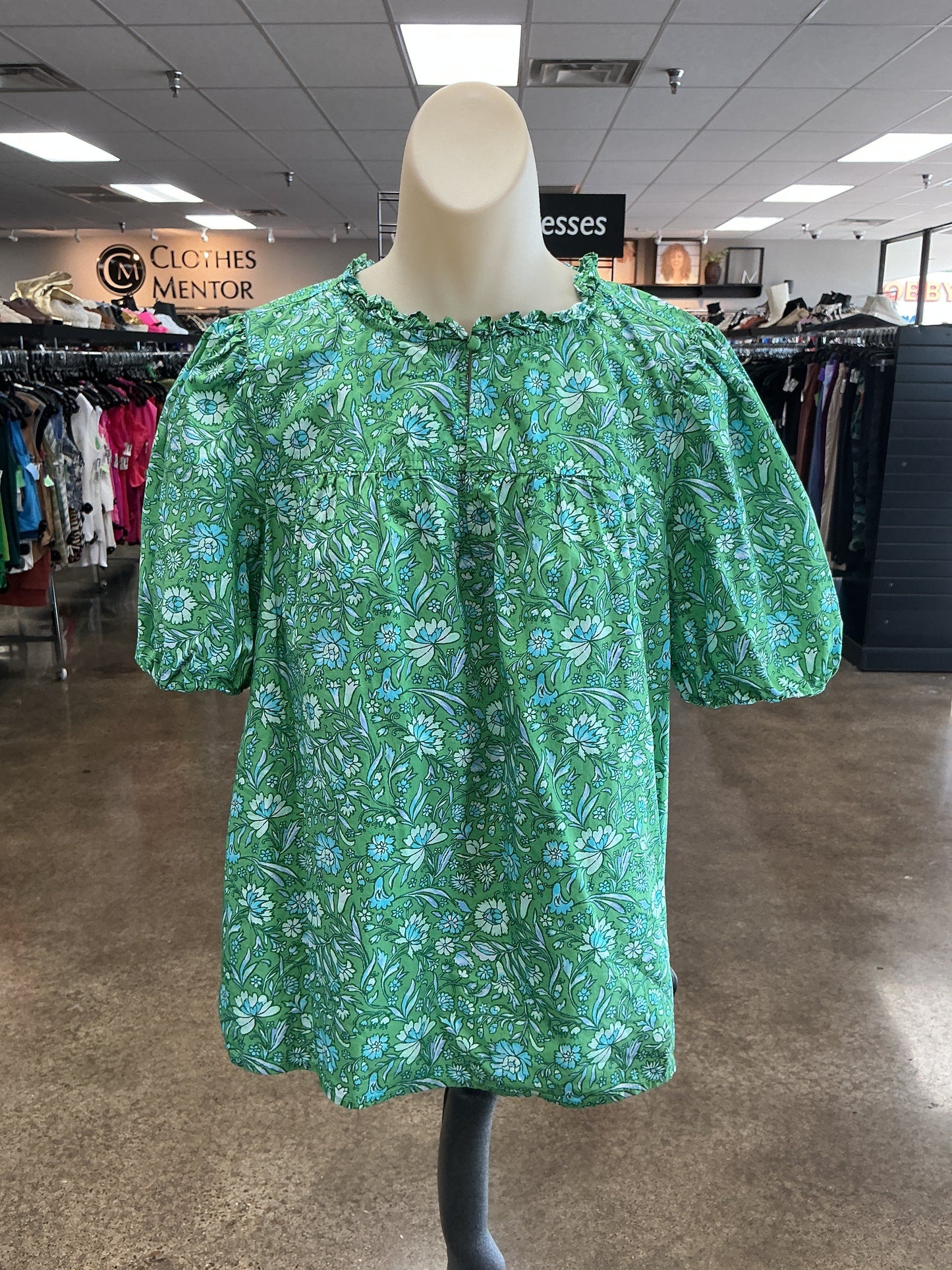 Top Ss By J. Crew In Green, Size:M