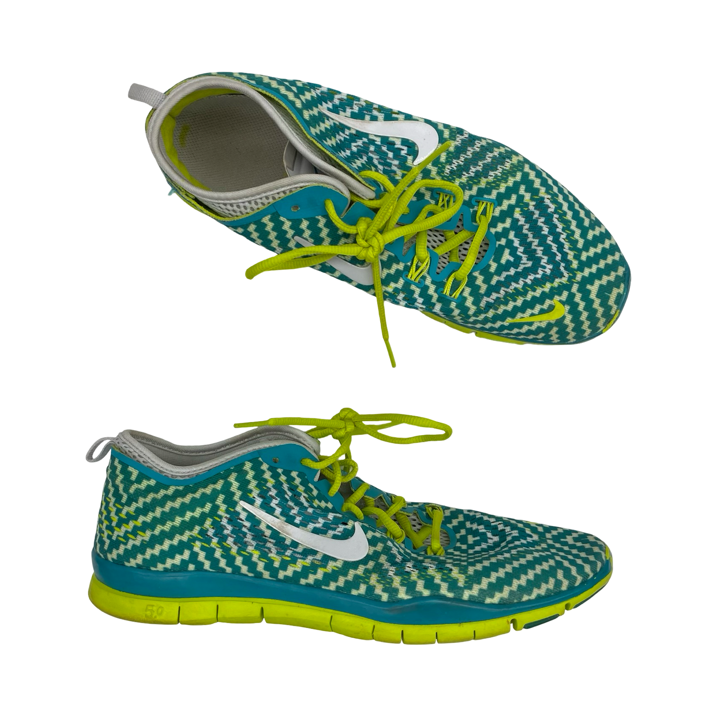 Shoes Athletic By Nike In Green, Size:9.5