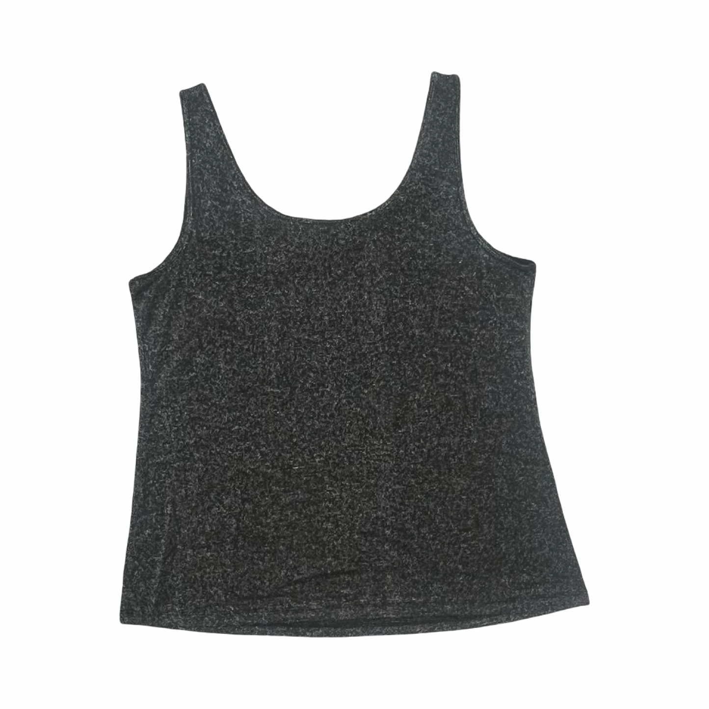 Tank Top By Jennifer Lopez In Black & Silver, Size:Xl