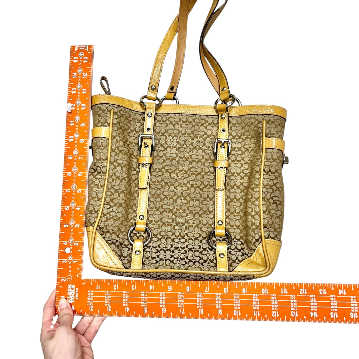 Handbag Designer By Coach, Size: Medium