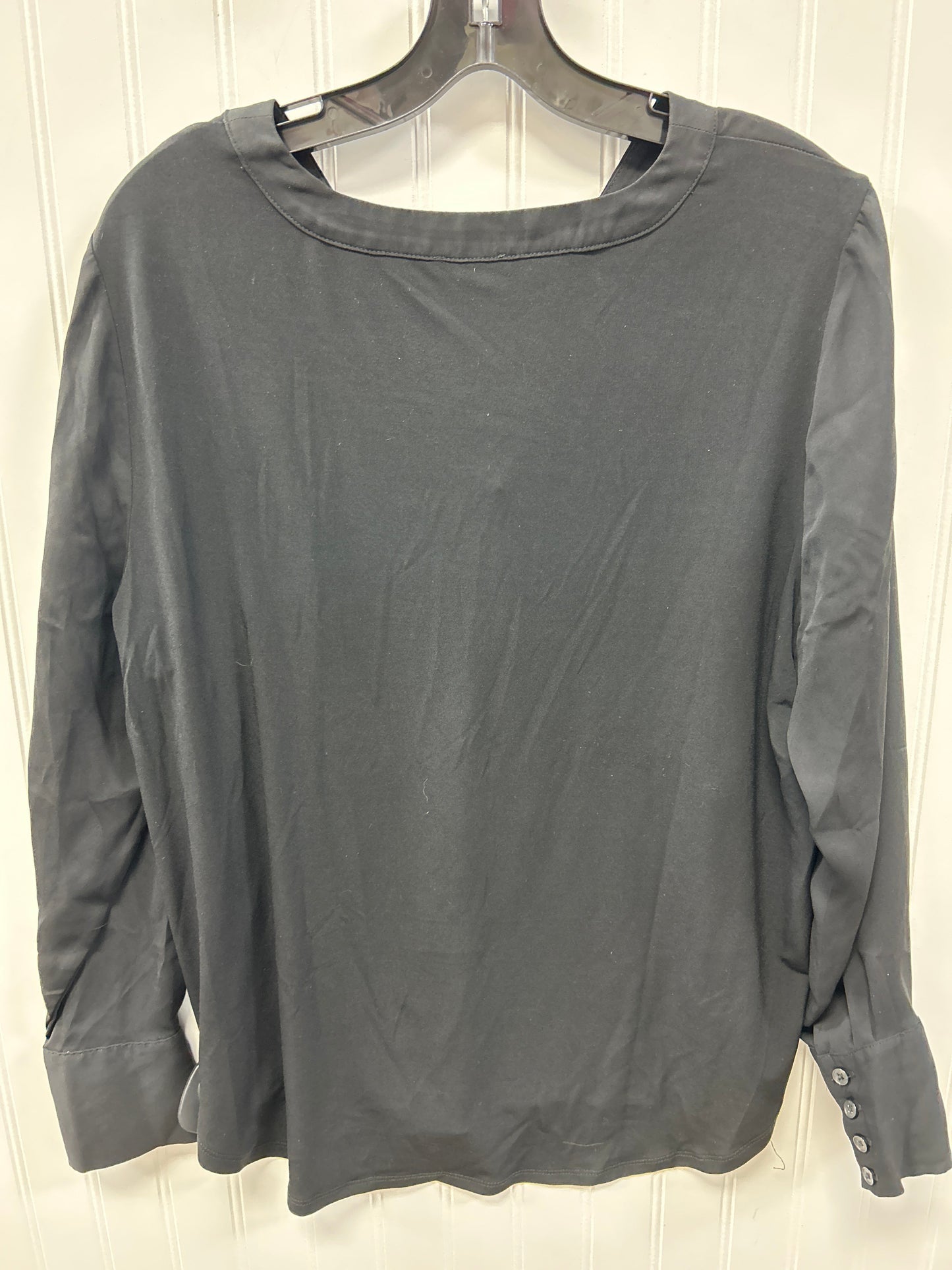 Top Ls By Ann Taylor In Black, Size:Lp