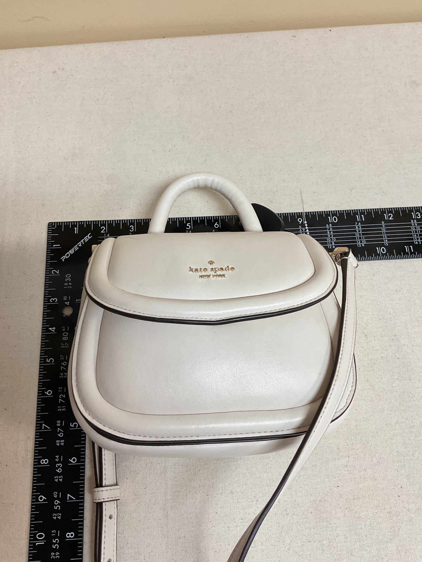 Crossbody Designer By Kate Spade In Cream, Size:Small