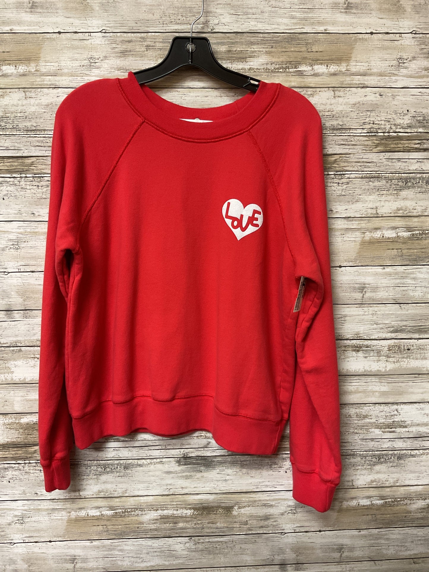 Sweatshirt Crewneck By Spiritual Gangster In Red, Size:M